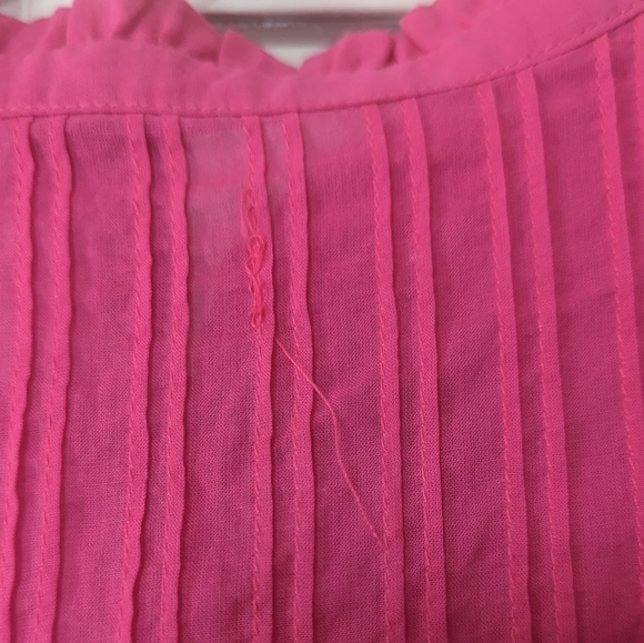 Hot Pink Ruffle Dress - Picture 4 of 5